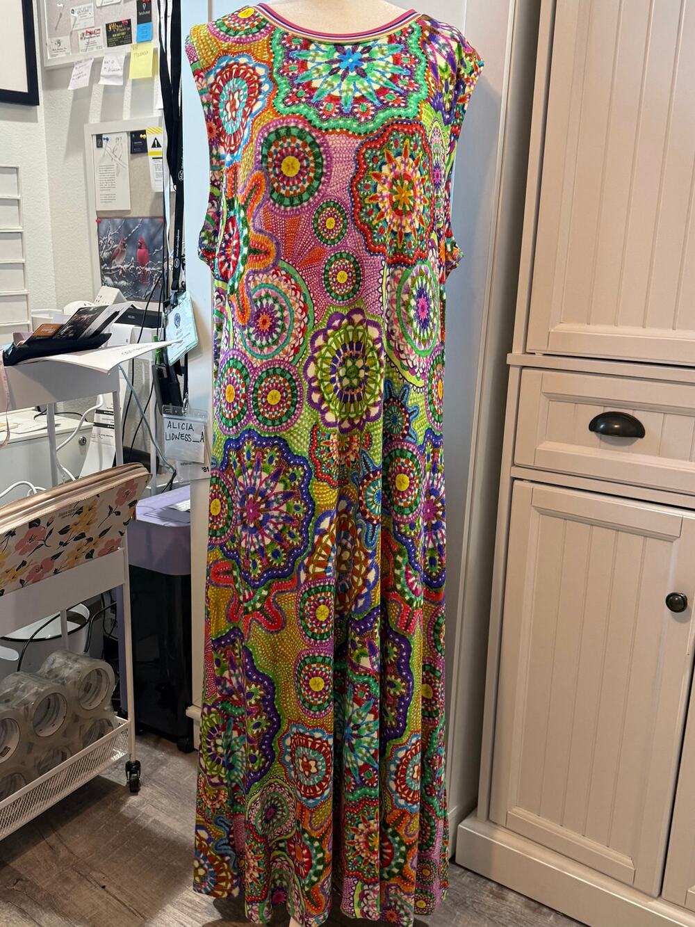 Johnny Was the Janie Favorite tank dress Napperon XL NWT